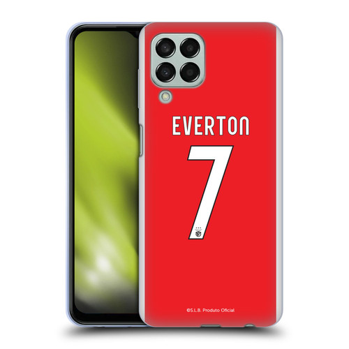 S.L. Benfica 2021/22 Players Home Kit Everton Soares Soft Gel Case for Samsung Galaxy M33 (2022)