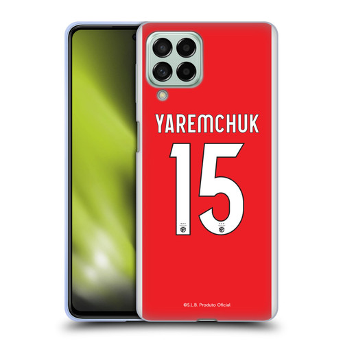 S.L. Benfica 2021/22 Players Home Kit Roman Yaremchuk Soft Gel Case for Samsung Galaxy M53 (2022)
