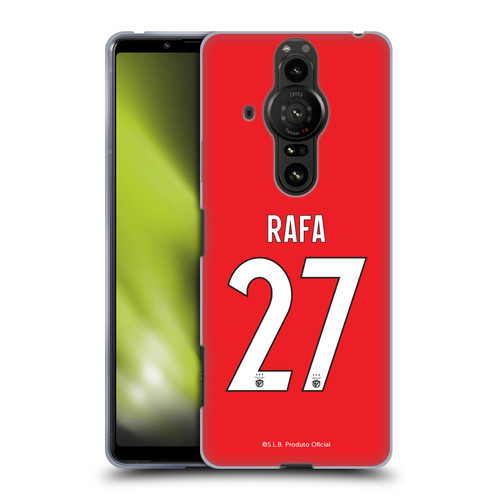 S.L. Benfica 2021/22 Players Home Kit Rafa Silva Soft Gel Case for Sony Xperia Pro-I