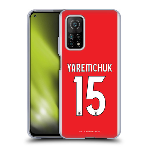 S.L. Benfica 2021/22 Players Home Kit Roman Yaremchuk Soft Gel Case for Xiaomi Mi 10T 5G