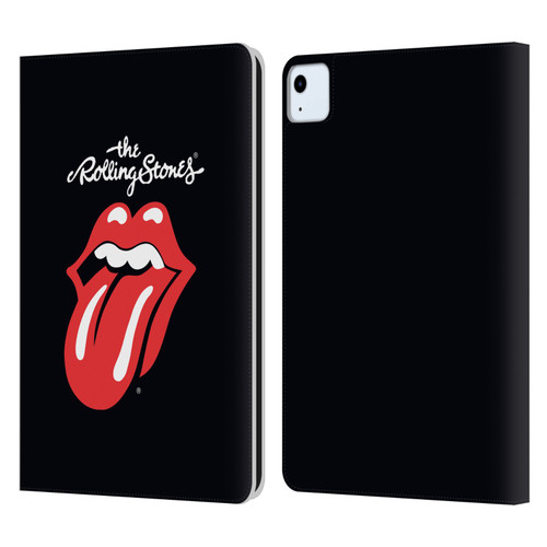 The Rolling Stones Key Art Tongue Classic Leather Book Wallet Case Cover For Apple iPad Air 2020 / 2022
