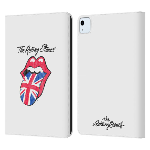 The Rolling Stones Key Art Uk Tongue Leather Book Wallet Case Cover For Apple iPad Air 2020 / 2022