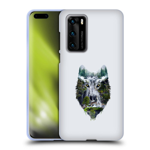 Riza Peker Animal Abstract Wolf Nature Soft Gel Case for Huawei P40 5G