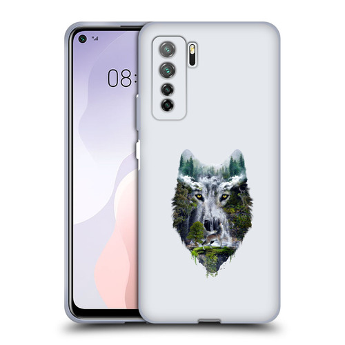 Riza Peker Animal Abstract Wolf Nature Soft Gel Case for Huawei Nova 7 SE/P40 Lite 5G