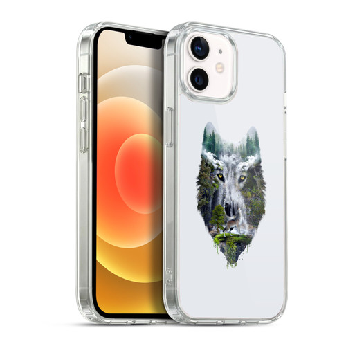 Riza Peker Animal Abstract Wolf Nature Soft Gel Case for Apple iPhone 12 / iPhone 12 Pro & MagSafe