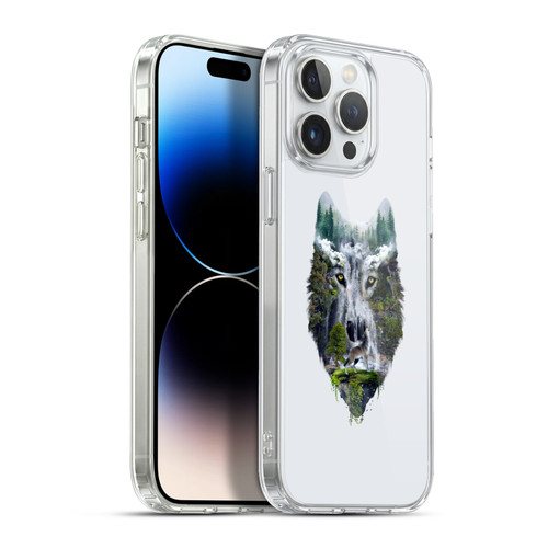 Riza Peker Animal Abstract Wolf Nature Soft Gel Case for Apple iPhone 13 Pro Max & MagSafe