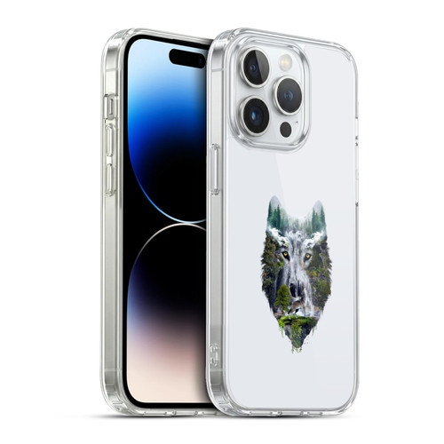 Riza Peker Animal Abstract Wolf Nature Soft Gel Case for Apple iPhone 13 Pro & MagSafe