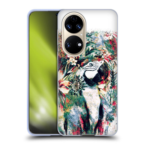 Riza Peker Animals Parrot Soft Gel Case for Huawei P50