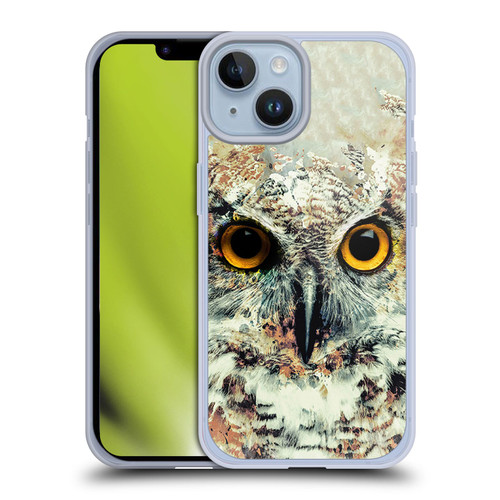 Riza Peker Animals Owl II Soft Gel Case for Apple iPhone 14