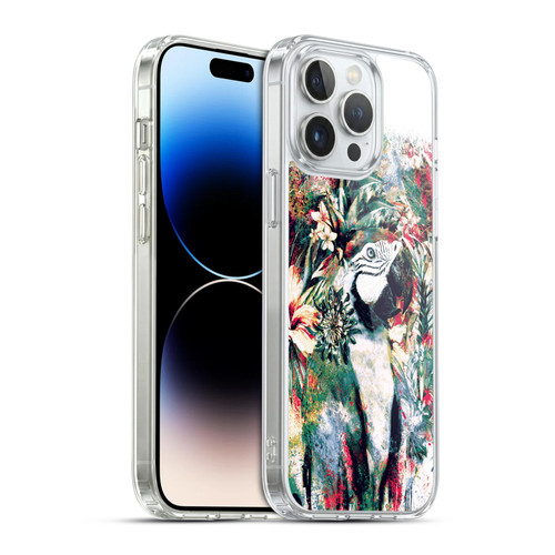 Riza Peker Animals Parrot Soft Gel Case for Apple iPhone 14 Pro Max