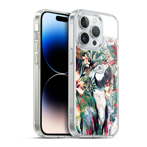 Riza Peker Animals Parrot Soft Gel Case for Apple iPhone 14 Pro