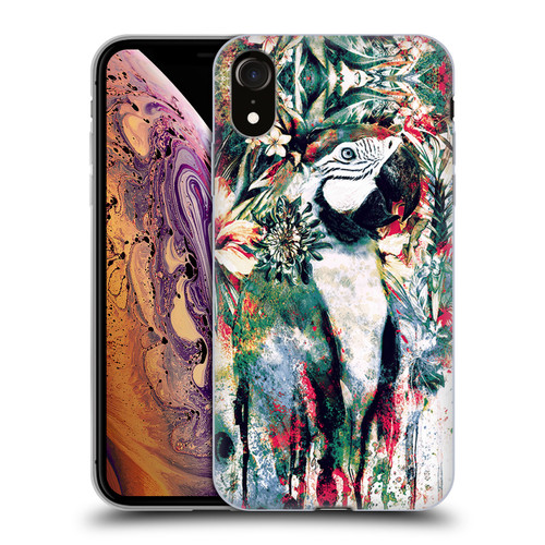 Riza Peker Animals Parrot Soft Gel Case for Apple iPhone XR