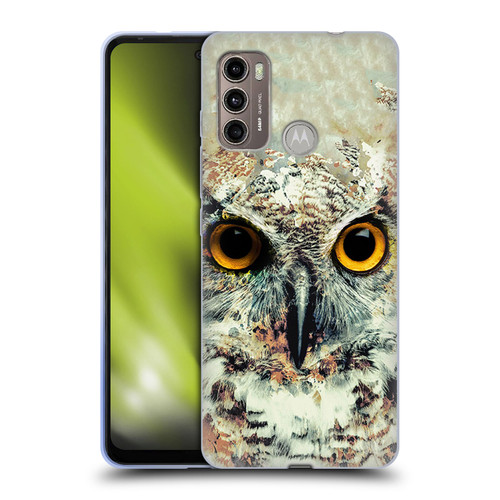 Riza Peker Animals Owl II Soft Gel Case for Motorola Moto G60 / Moto G40 Fusion