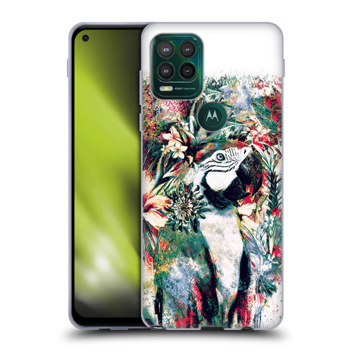 Riza Peker Animals Parrot Soft Gel Case for Motorola Moto G Stylus 5G 2021