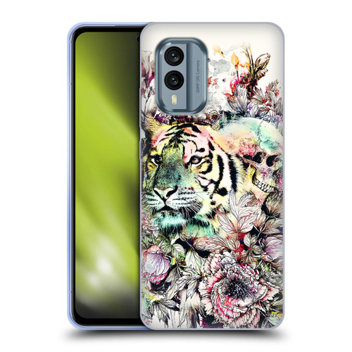 Riza Peker Animals Tiger Soft Gel Case for Nokia X30