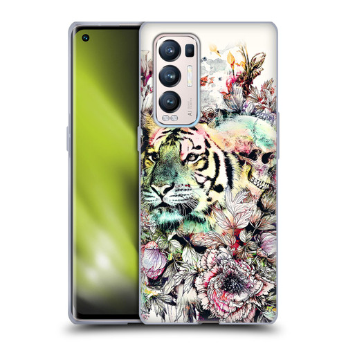 Riza Peker Animals Tiger Soft Gel Case for OPPO Find X3 Neo / Reno5 Pro+ 5G