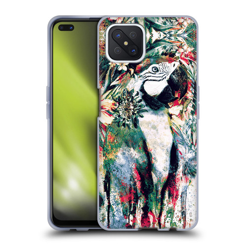Riza Peker Animals Parrot Soft Gel Case for OPPO Reno4 Z 5G
