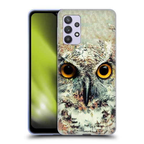 Riza Peker Animals Owl II Soft Gel Case for Samsung Galaxy A32 5G / M32 5G (2021)