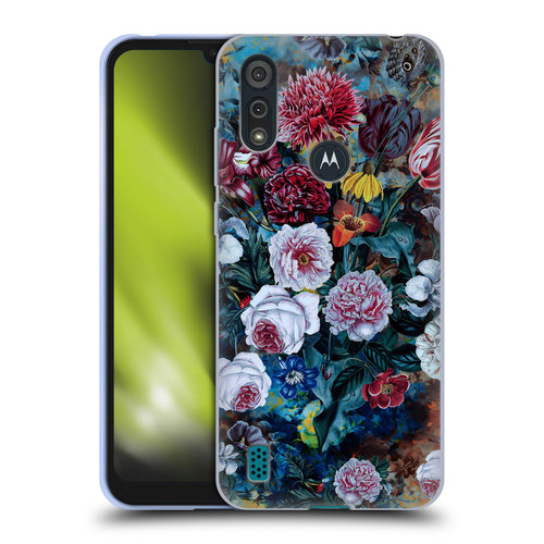 Riza Peker Florals Full Bloom Soft Gel Case for Motorola Moto E6s (2020)