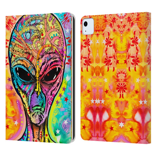 Dean Russo Pop Culture Alien Leather Book Wallet Case Cover For Apple iPad Air 2020 / 2022