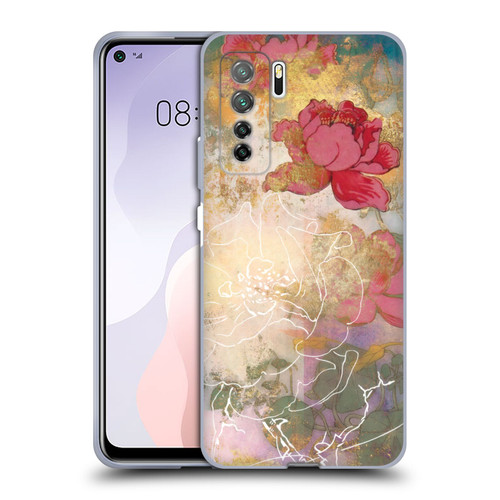Aimee Stewart Smokey Floral Midsummer Soft Gel Case for Huawei Nova 7 SE/P40 Lite 5G