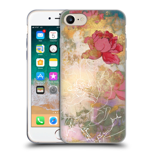 Aimee Stewart Smokey Floral Midsummer Soft Gel Case for Apple iPhone 7 / 8 / SE 2020 & 2022