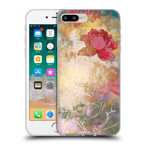 Aimee Stewart Smokey Floral Midsummer Soft Gel Case for Apple iPhone 7 Plus / iPhone 8 Plus