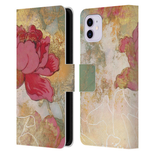 Aimee Stewart Smokey Floral Midsummer Leather Book Wallet Case Cover For Apple iPhone 11