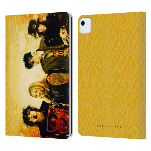 Motley Crue Tours Rock In Rio Brazil 2015 Leather Book Wallet Case Cover For Apple iPad Air 2020 / 2022