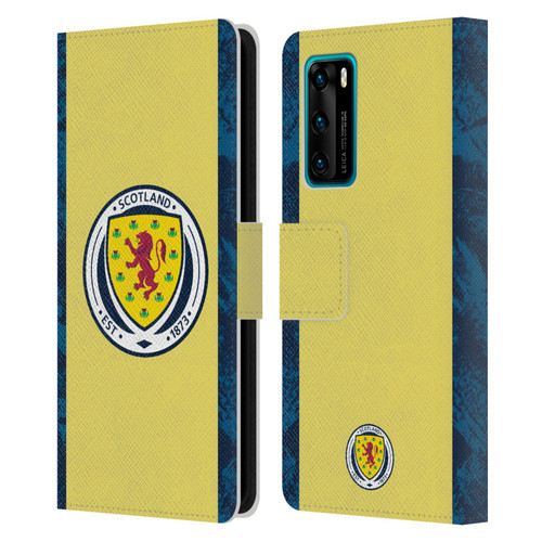 Scotland National Football Team Kits 2020 Home Goalkeeper Leather Book Wallet Case Cover For Huawei P40 5G