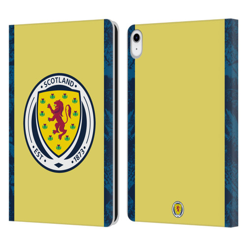 Scotland National Football Team Kits 2020 Home Goalkeeper Leather Book Wallet Case Cover For Apple iPad 10.9 (2022)