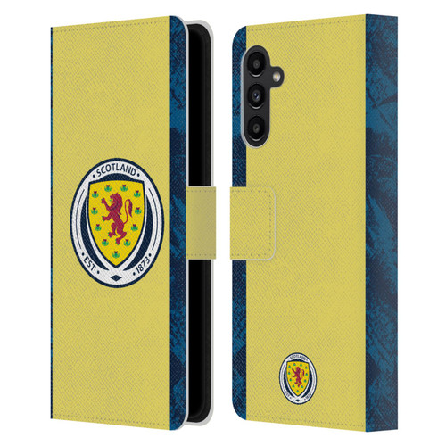 Scotland National Football Team Kits 2020 Home Goalkeeper Leather Book Wallet Case Cover For Samsung Galaxy A13 5G (2021)