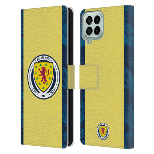 Scotland National Football Team Kits 2020 Home Goalkeeper Leather Book Wallet Case Cover For Samsung Galaxy M33 (2022)