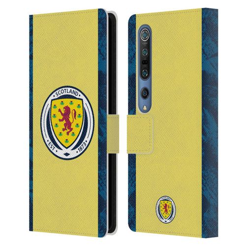 Scotland National Football Team Kits 2020 Home Goalkeeper Leather Book Wallet Case Cover For Xiaomi Mi 10 5G / Mi 10 Pro 5G