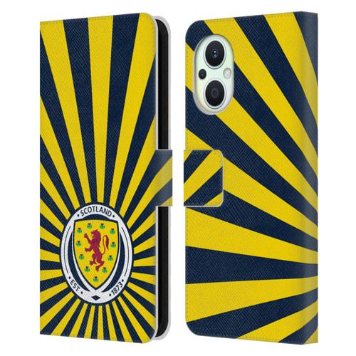 Scotland National Football Team Logo 2 Sun Rays Leather Book Wallet Case Cover For OPPO Reno8 Lite