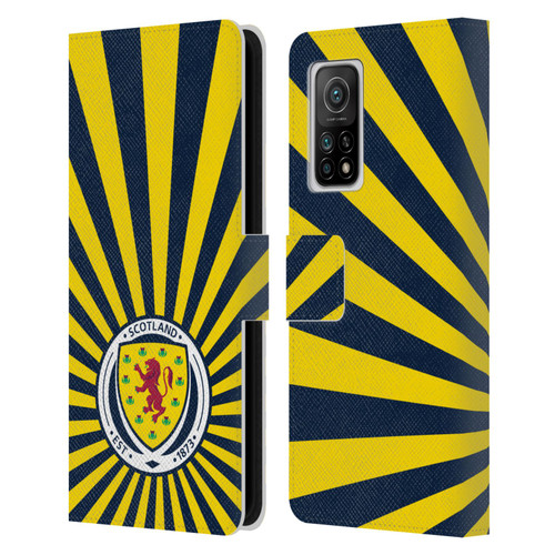 Scotland National Football Team Logo 2 Sun Rays Leather Book Wallet Case Cover For Xiaomi Mi 10T 5G