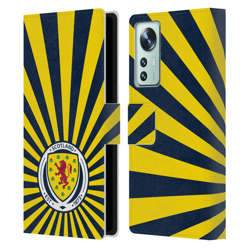 Scotland National Football Team Logo 2 Sun Rays Leather Book Wallet Case Cover For Xiaomi 12