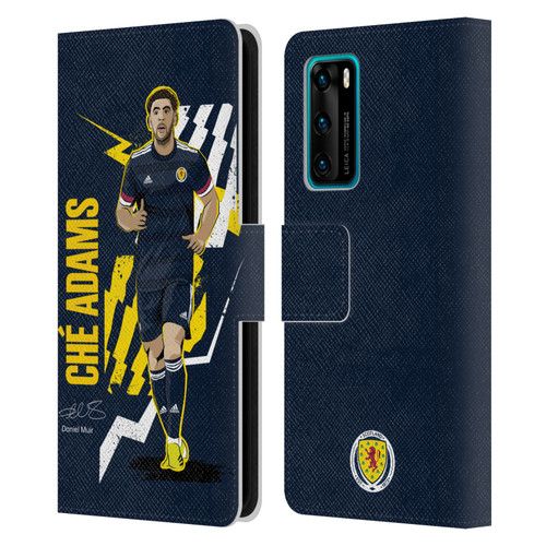 Scotland National Football Team Players Ché Adams Leather Book Wallet Case Cover For Huawei P40 5G