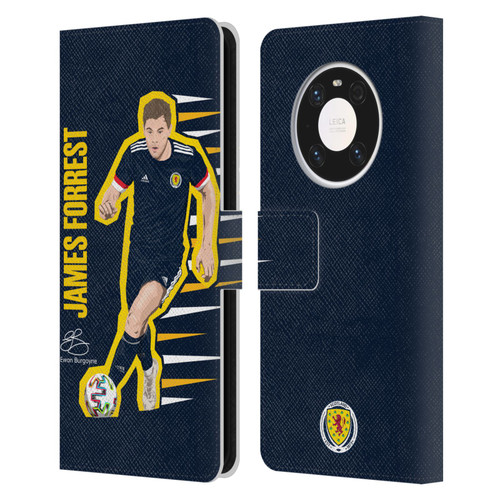 Scotland National Football Team Players James Forrest Leather Book Wallet Case Cover For Huawei Mate 40 Pro 5G