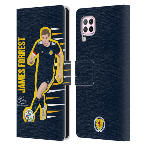 Scotland National Football Team Players James Forrest Leather Book Wallet Case Cover For Huawei Nova 6 SE / P40 Lite