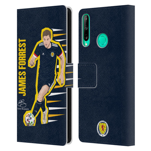 Scotland National Football Team Players James Forrest Leather Book Wallet Case Cover For Huawei P40 lite E
