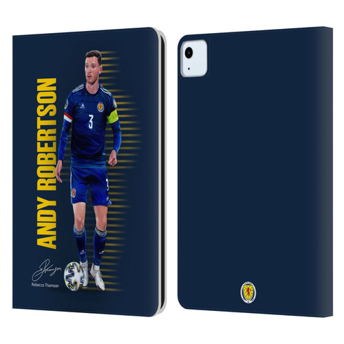 Scotland National Football Team Players Andy Robertson Leather Book Wallet Case Cover For Apple iPad Air 2020 / 2022