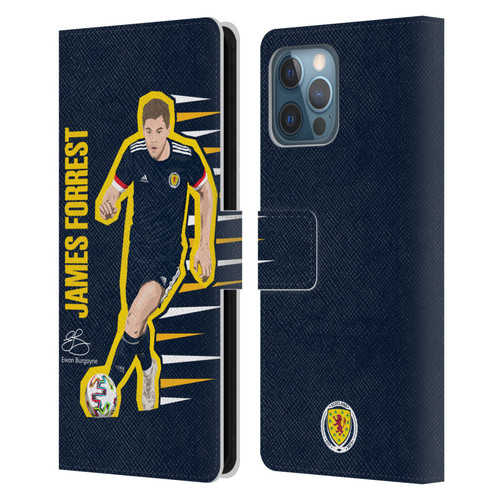 Scotland National Football Team Players James Forrest Leather Book Wallet Case Cover For Apple iPhone 12 Pro Max