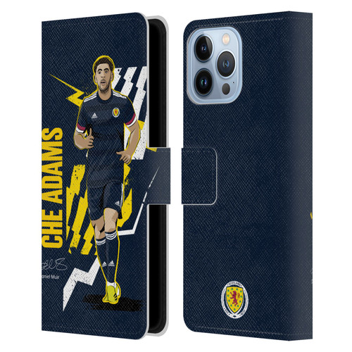 Scotland National Football Team Players Ché Adams Leather Book Wallet Case Cover For Apple iPhone 13 Pro Max
