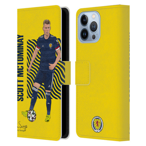 Scotland National Football Team Players Scott McTominay Leather Book Wallet Case Cover For Apple iPhone 13 Pro Max