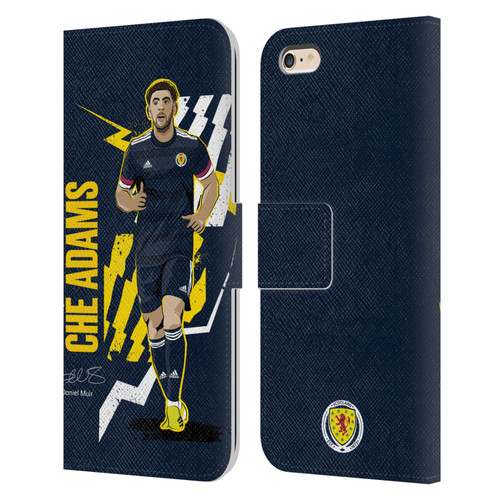 Scotland National Football Team Players Ché Adams Leather Book Wallet Case Cover For Apple iPhone 6 Plus / iPhone 6s Plus