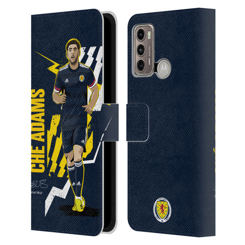 Scotland National Football Team Players Ché Adams Leather Book Wallet Case Cover For Motorola Moto G60 / Moto G40 Fusion