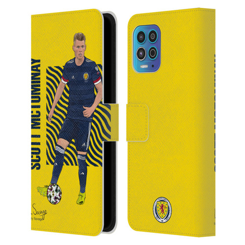 Scotland National Football Team Players Scott McTominay Leather Book Wallet Case Cover For Motorola Moto G100