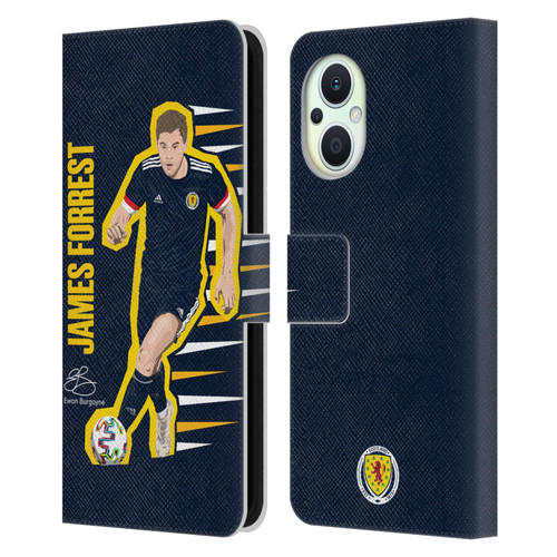 Scotland National Football Team Players James Forrest Leather Book Wallet Case Cover For OPPO Reno8 Lite
