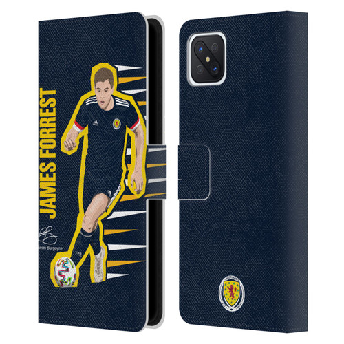 Scotland National Football Team Players James Forrest Leather Book Wallet Case Cover For OPPO Reno4 Z 5G